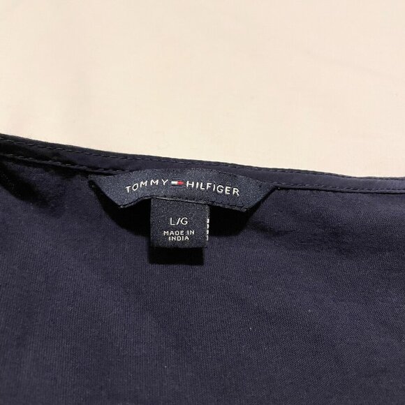 Tommy Hilfigure Womens Large Sleeveless Top Ruffle Front - Picture 3 of 16